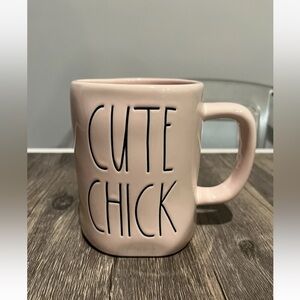 Rae Dunn Pink Cute Chick Mug